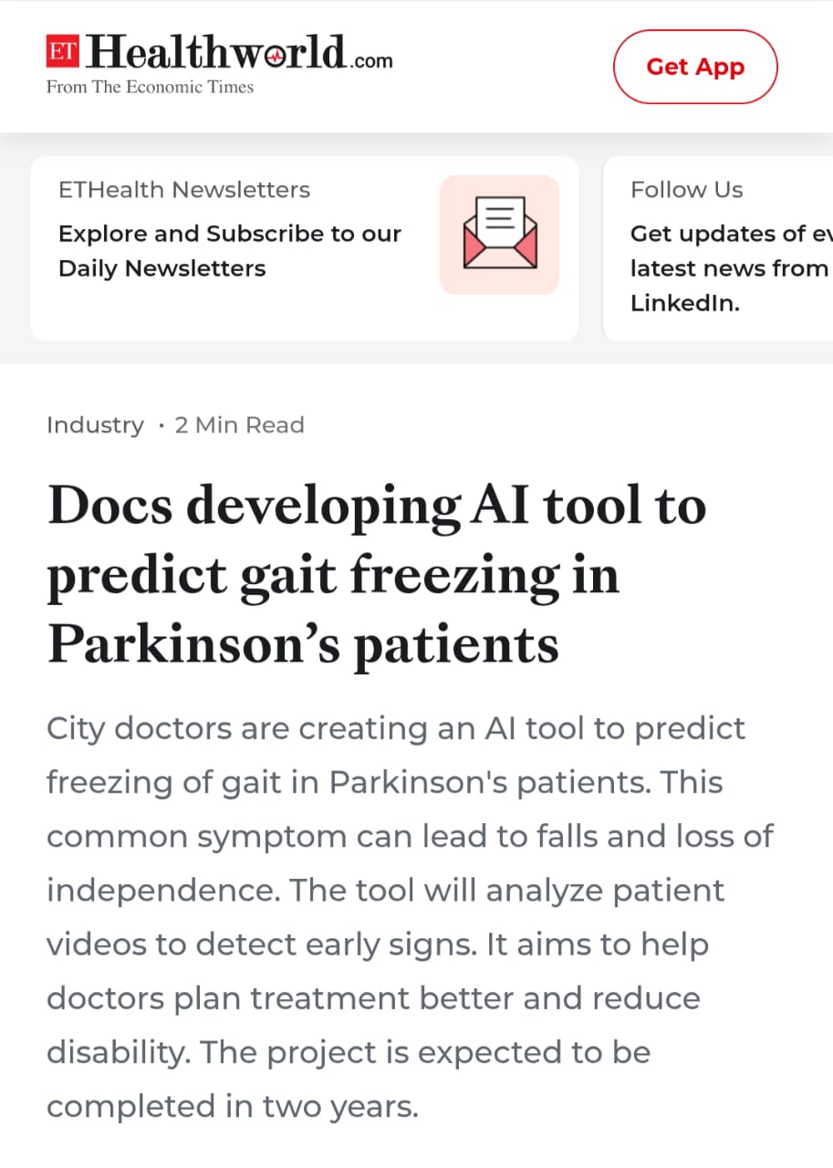 Docs developing AI tool to predict gait freezing in Parkinson’s patients