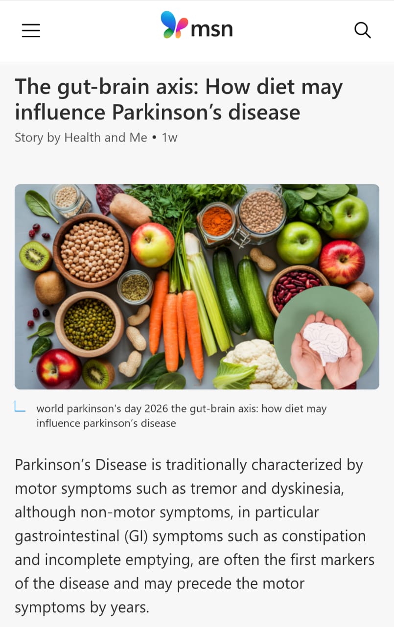The gut-brain axis: How diet may influence Parkinson’s disease