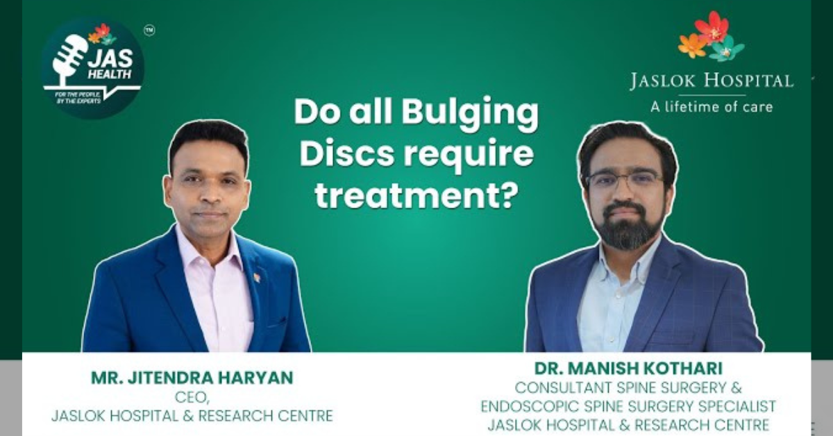 Bulging Disc Explained: Causes, Posture Fixes, and Treatment Options — Dr. Manish Kothari, Jaslok Hospital