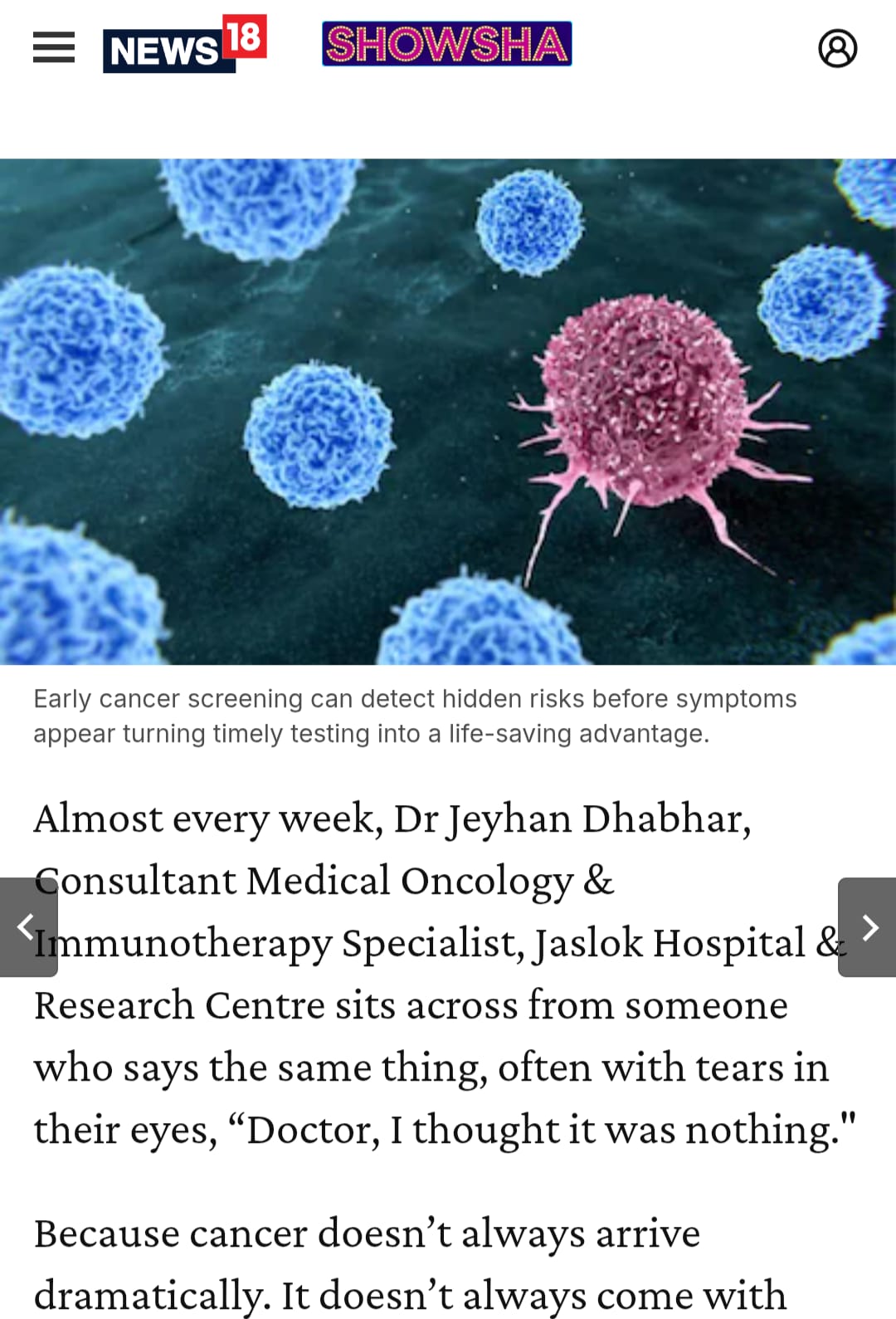 Cancer Isn’t Always Silent: So Why Are So Many Cases Still Caught Late?